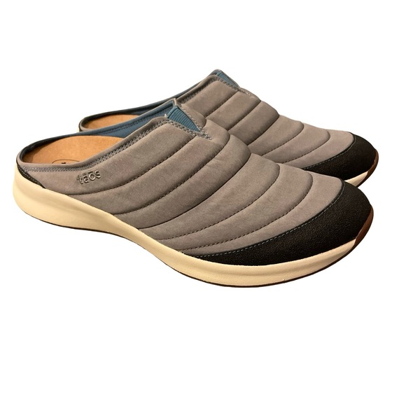 Taos Footwear Shoes - TAOS Clogs Right On Grey Slip On Mesh Nylon Sneakers Size 11